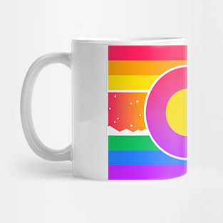 Colorado Flag Gay Pride Double Rainbow Mug